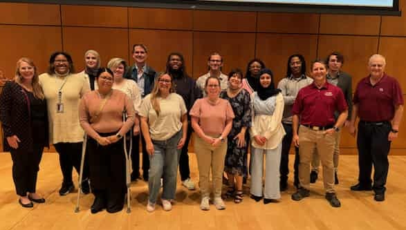 class photo from final client website presentation