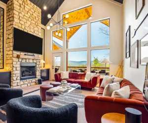 Modern cabin interior