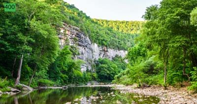 Buffalo River National River steel creek area.